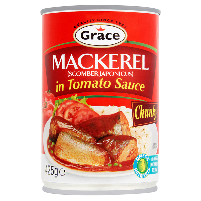 Grace Mackrel in Tomato Sauce 425g