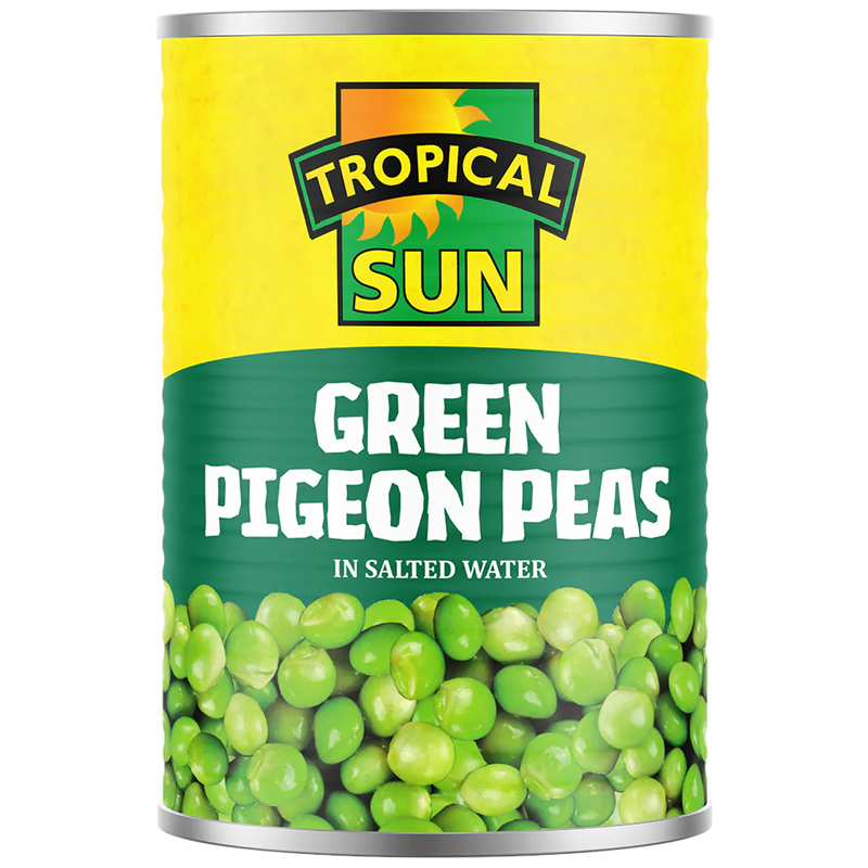 Tropical Sun Green Pigeon Peas 400g
